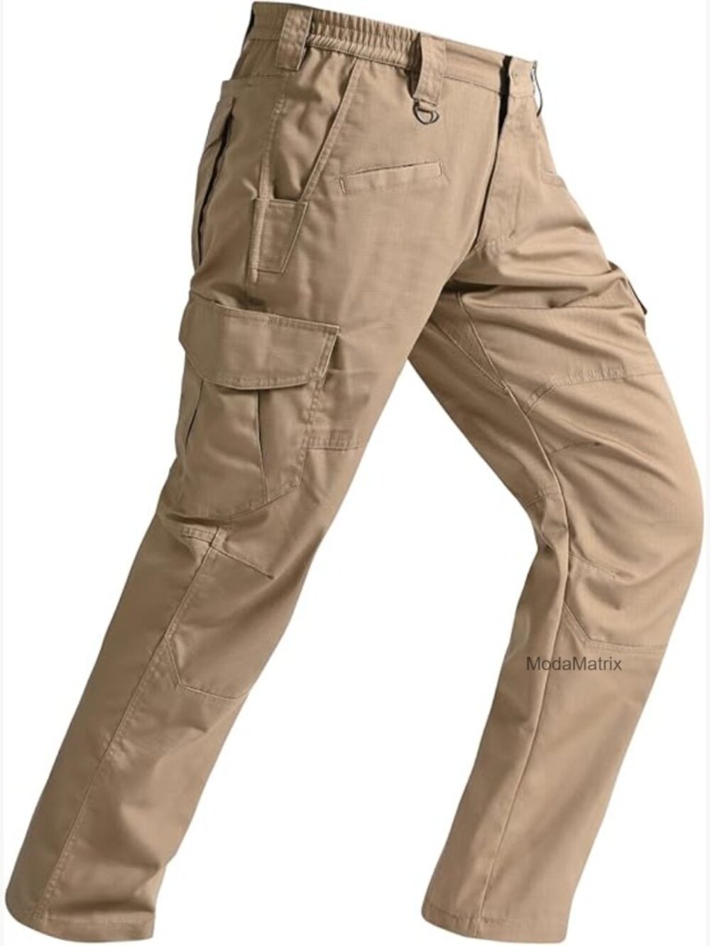Men's Ripstop Tactical Cargo Pants 9 Pockets Water Resistant Hiking Work